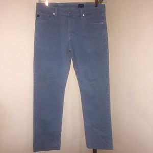 AG "GRADUATE TAILORED LEG" LT. BLUE PANTS 33X32